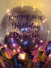 Load image into Gallery viewer, Personalised light up XL balloon chocolate bouquet