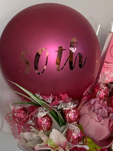 Load image into Gallery viewer, XL lindor personalised balloon chocolate bouquet