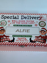 Load image into Gallery viewer, Luxury wooden personalised Xmas eve box