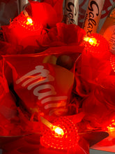 Load image into Gallery viewer, Light up Galaxy & Ferrero Rocher valentines chocolate bouquet