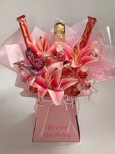 Load image into Gallery viewer, Personalised lindor & Ferrero Rocher chocolate bouquet - gift for any celebration