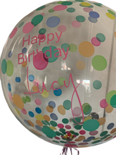 Load image into Gallery viewer, Personalised confetti balloon gifts- personalised gifts gift for any occasion
