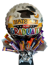 Load image into Gallery viewer, chocolate balloon bouquet - graduation gift
