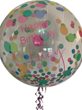 Load image into Gallery viewer, Personalised confetti balloon gifts- personalised gifts gift for any occasion
