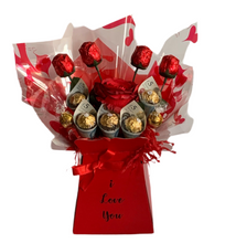 Load image into Gallery viewer, chocolate bouquet- valentine  gift
