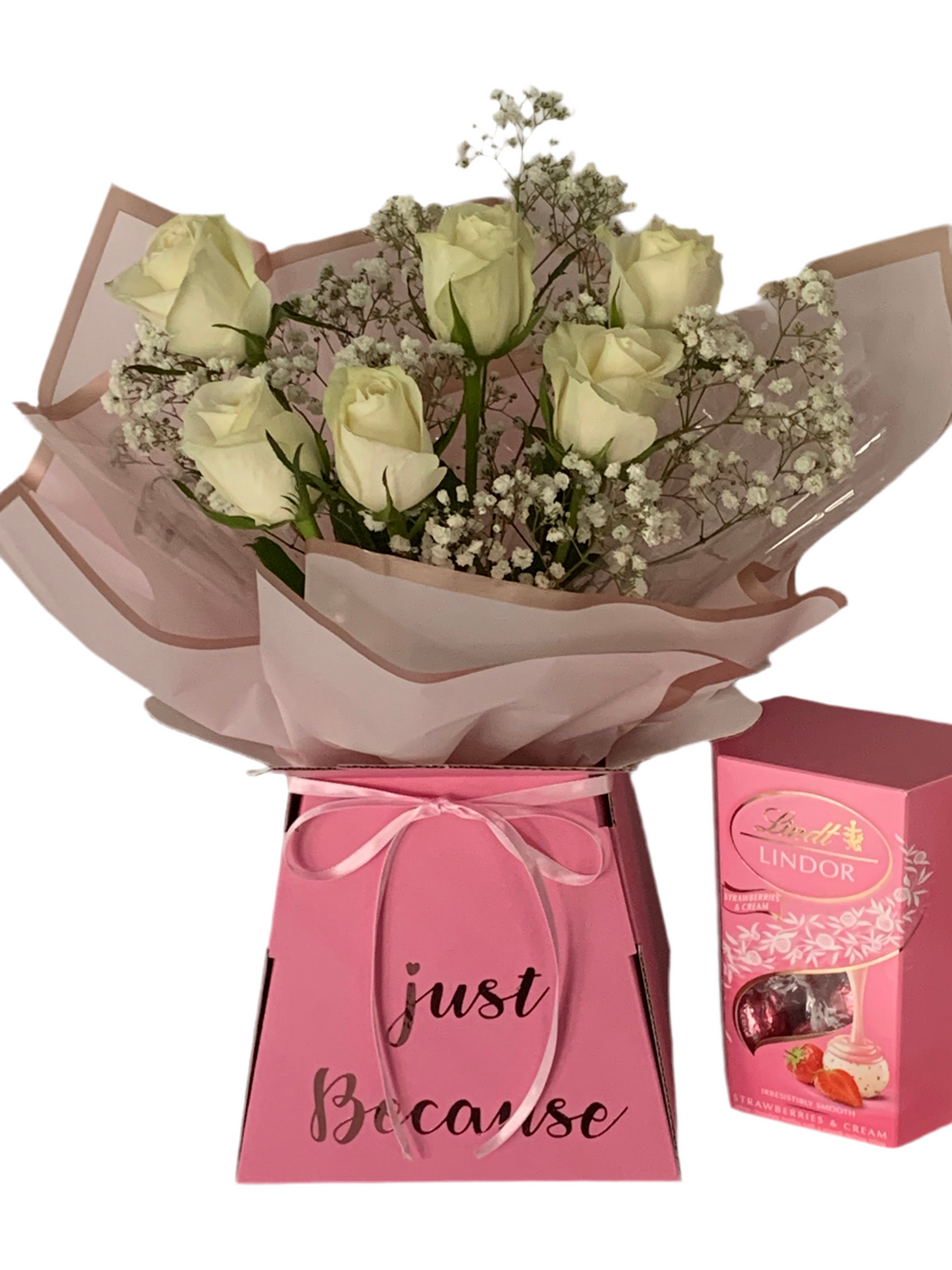 Beautiful fresh flower bouquet we itch chocolate delights- personalised gift for any celebration