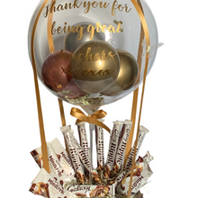 Load image into Gallery viewer, Personalised Chocolate Balloon Basket
