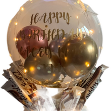 Load image into Gallery viewer, Deluxe Personalised light up balloon Bouquet
