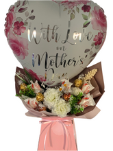 Load image into Gallery viewer, Xl Raffaello and lindor balloon chocolate bouquet
