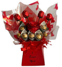 Load image into Gallery viewer, chocolate bouquet- valentine  gift
