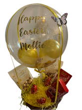 Load image into Gallery viewer, Personalised balloon lindor chocolate basket
