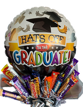 Load image into Gallery viewer, chocolate balloon bouquet - graduation gift
