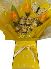 Load image into Gallery viewer, Lucky personalised Ferrero rocher chocolate bouquet
