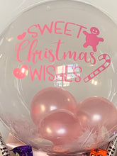 Load image into Gallery viewer, Extra large 18” Christmas personalised balloon chocolate bouquet
