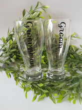 Load image into Gallery viewer, Personalised Groom/Groomsman/Best-man pint wedding glasses
