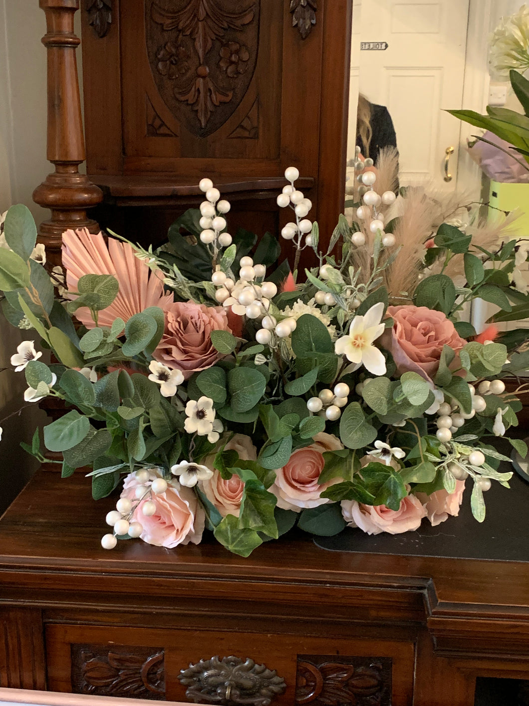 Beautiful bridal table top centre piece