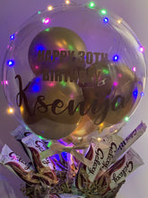 Load image into Gallery viewer, Personalised Light up galaxy chocolate basket
